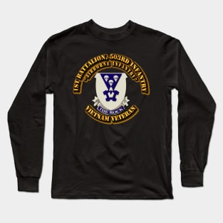 1st Battalion, 503rd Infantry (Airborne Infantry) without SVC Ribbon Long Sleeve T-Shirt